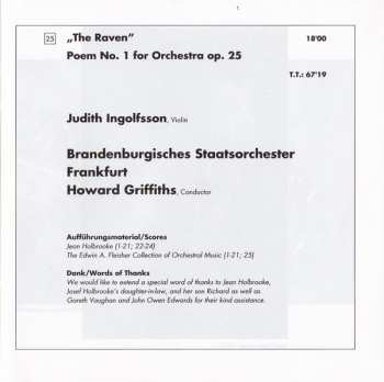 CD Howard Griffiths: Violin Concerto »The Grasshopper« • The Raven • Auld Lang Syne