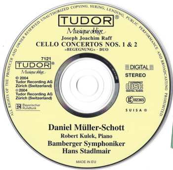 CD Bamberger Symphoniker: Cello Concertos