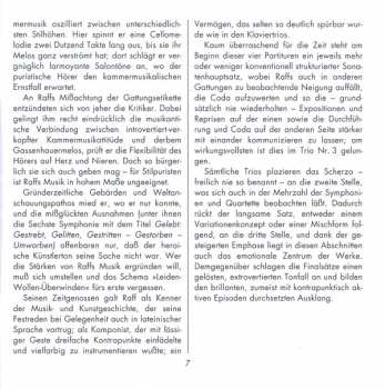 CD Joseph Joachim Raff: Piano Trios No 2 & 3