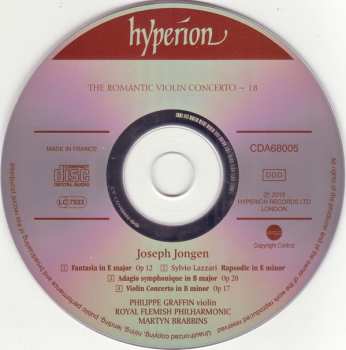 CD Royal Flemish Philharmonic: Violin Concerto • Adagio Symphonique • Fantasia