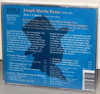 CD Joseph Martin Kraus: Arie E Cantate