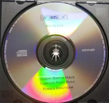 CD Joseph Martin Kraus: The Solo Piano Music Ronald Brautigam