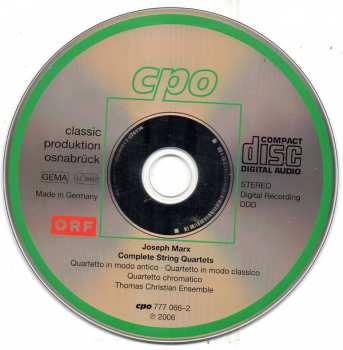 CD Thomas Christian Ensemble: Complete String Quartets