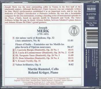 CD Martin Rummel: Fleurs D'Italie