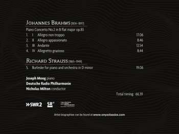 CD Johannes Brahms: Piano Concerto No. 2; Burleske