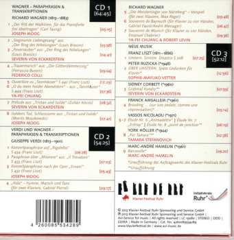 3CD/Doos Giuseppe Verdi: Wagner und Verdi - Paraphrasen und Transkriptionen & Neue Musik