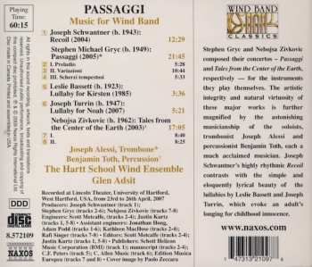 CD Joseph Schwantner: Passaggi