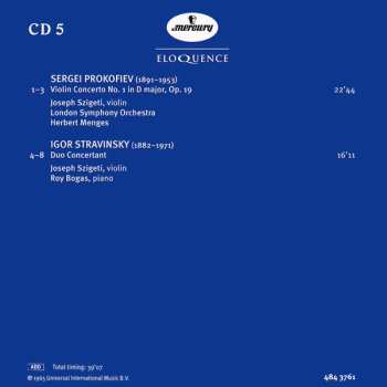 6CD/Doos Joseph Szigeti: The Mercury Masters
