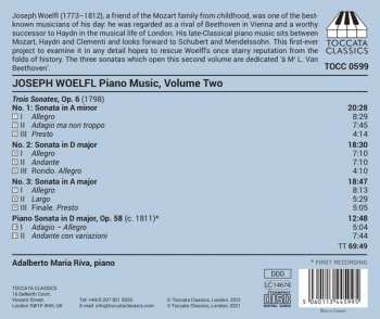 CD Joseph Woelfl: Piano Music, Volume Two