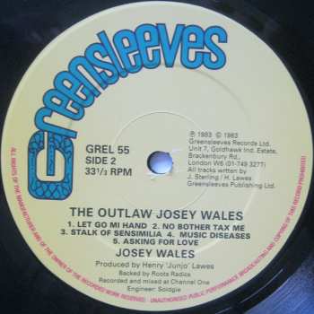 LP Josey Wales: The Outlaw Josey Wales