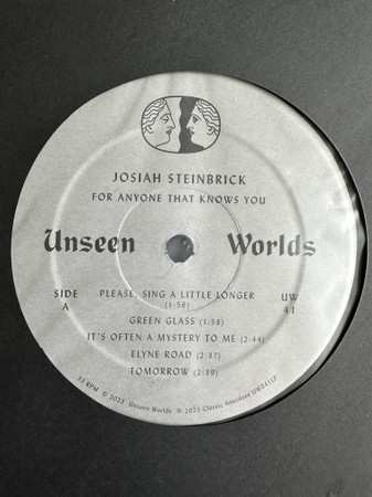 LP Josiah Steinbrick: For Anyone That Knows You