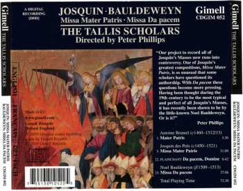 CD Josquin Des Prés: Missa Mater Patris · Missa Da Pacem