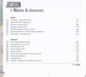 CD Josquin Des Prés: I. Motets & Chansons