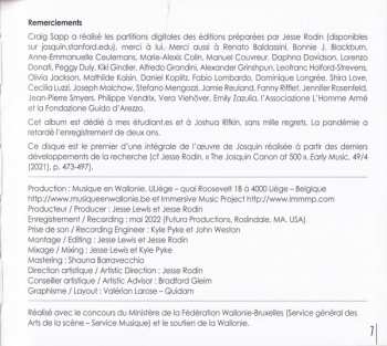 CD Josquin Des Prés: I. Motets & Chansons