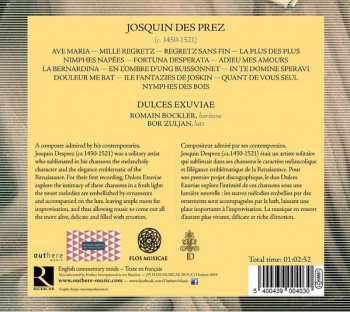 CD Josquin Des Prés: Adieu Mes Amours