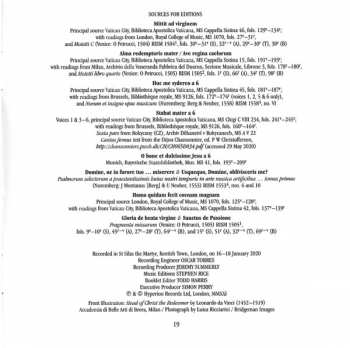 CD Josquin Des Prés: Motets & Mass Movements