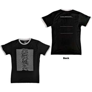 Merch Joy Division: Joy Division Unisex Ringer T-shirt: Unknown Pleasures (back Print) (small) S
