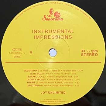 LP Joy Unlimited: Instrumental Impressions