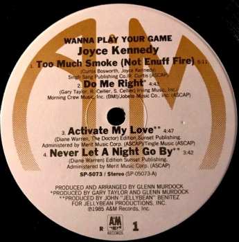 LP Joyce Kennedy: Wanna Play Your Game!