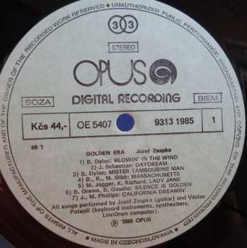 LP Jozef Zsapka: Golden Era