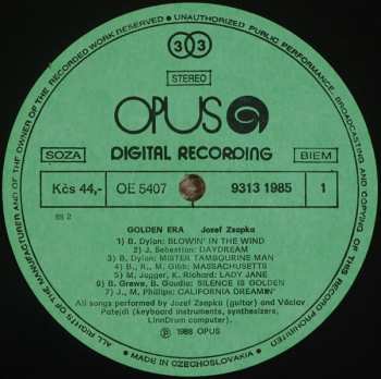 LP Jozef Zsapka: Golden Era