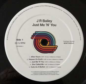 LP J.R. Bailey: Just Me ’N’ You