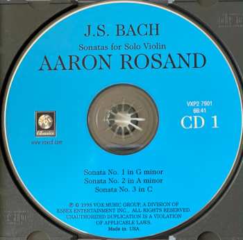 2CD Johann Sebastian Bach: Sonatas & Partitas