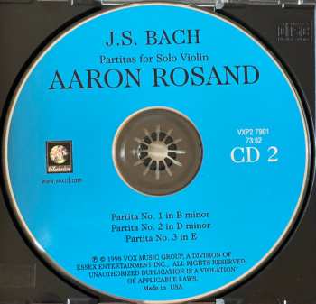 2CD Johann Sebastian Bach: Sonatas & Partitas