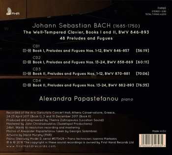 4CD Johann Sebastian Bach: The Well-Tempered Clavier