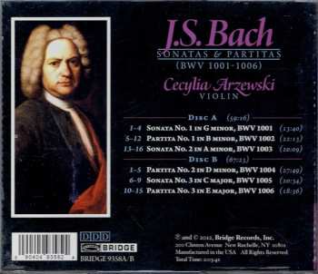 2CD Johann Sebastian Bach: Sonatas & Partitas (BWV 1001-1006)