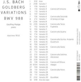 CD Johann Sebastian Bach: Goldberg Variations