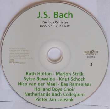 5CD Johann Sebastian Bach: Famous Cantatas