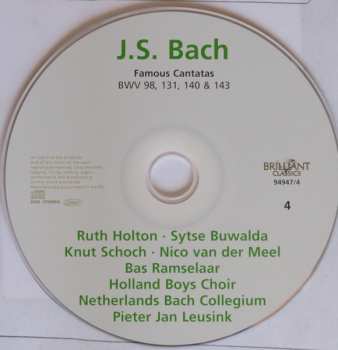 5CD Johann Sebastian Bach: Famous Cantatas