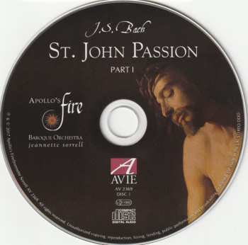 2CD Johann Sebastian Bach: St. John Passion, BWV 245