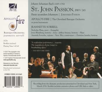 2CD Johann Sebastian Bach: St. John Passion, BWV 245
