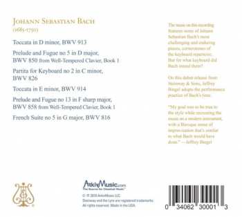 CD Johann Sebastian Bach: Bach On A Steinway