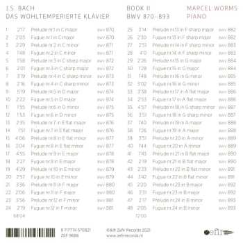 2CD Johann Sebastian Bach: Das Wohltemperierte Klavier Book 2 BWV 870-893