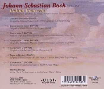 CD Johann Sebastian Bach: Italian Concertos