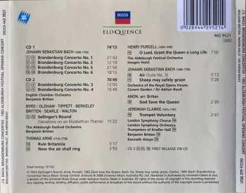 2CD Johann Sebastian Bach: The Six Brandenburg Concertos - Sheep May Safely Graze - Air From Suite No. 3 - The 1953 Aldeburgh Festival Opening Concert - Sellinger’s Round