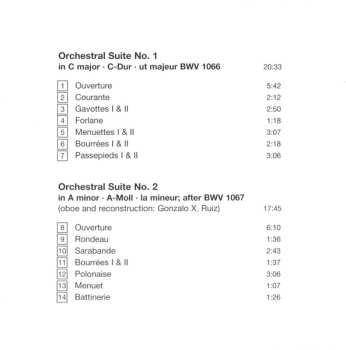 CD Johann Sebastian Bach: Orchestral Suites For A Young Prince