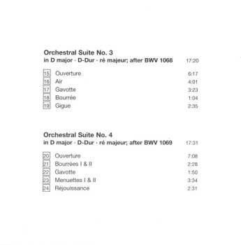 CD Johann Sebastian Bach: Orchestral Suites For A Young Prince