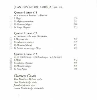 CD Cuarteto Casals: String Quartets DIGI