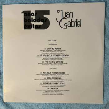2LP Juan Gabriel: 15 Años Baladas Exitos