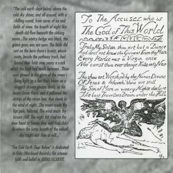 CD Judas Iscariot: The Cold Earth Slept Below...
