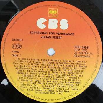 LP Judas Priest: Screaming For Vengeance