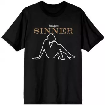 T-shirt Sin After Sin Sinner Slogan Lady