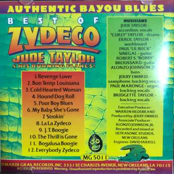 CD Jude Taylor & His Burning Flames: Best Of Zydeco
