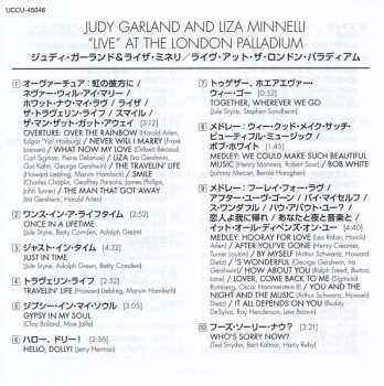 CD Judy Garland: "Live" At The London Palladium