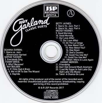 4CD Judy Garland: Classic Duets