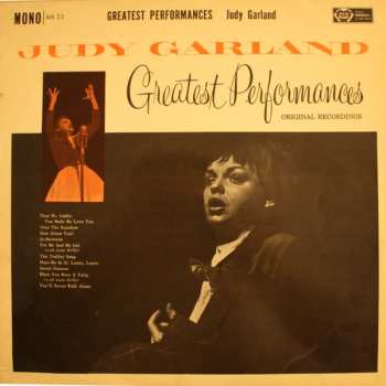 LP Judy Garland: Greatest Performances Original Recordings